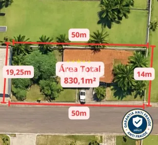 Lote/Terreno à venda, 830m² no Jardim Oceania, João Pessoa