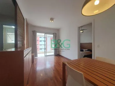 Apartamento com 1 Quarto para alugar, 55m² no Cidade Monções, São Paulo