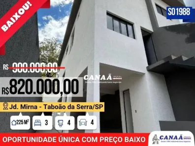 Casa de Condomínio com 3 Quartos à venda, 225m² no Jardim Mirna, Taboão da Serra