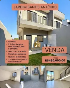 Sobrado com 2 Quartos à venda, 65m² no Jardim Santo Antônio, Atibaia