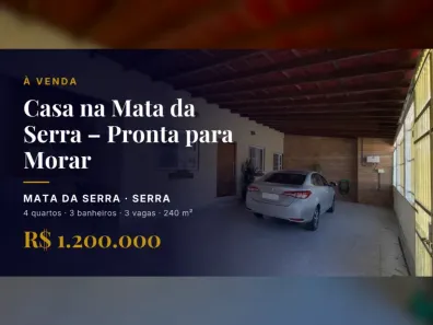 Casa com 4 Quartos à venda, 240m² no Mata da Serra, Serra