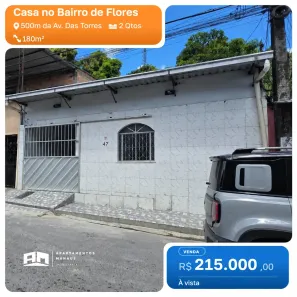 Casa com 2 Quartos à venda, 180m² no Monte das Oliveiras, Manaus