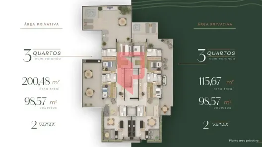 Apartamento com 3 Quartos à venda, 155m² no Caiçaras, Belo Horizonte