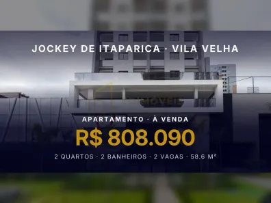 Apartamento com 2 Quartos à venda, 58m² no Jockey de Itaparica, Vila Velha