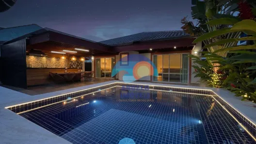 Casa de Condomínio com 3 Quartos à venda, 207m² no Bougainville Residencial, Peruíbe