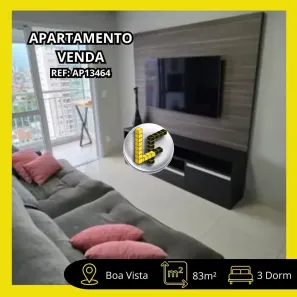 Apartamento com 3 Quartos à venda, 83m² no Boa Vista, São Caetano do Sul