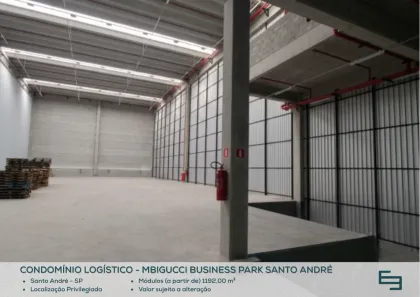 Galpão/Depósito/Armazém para alugar, 1192m² no Parque Jaçatuba, Santo André