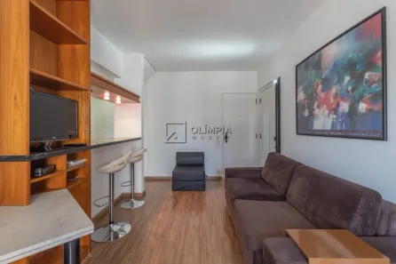 Apartamento com 1 Quarto para alugar, 50m² no Itaim Bibi, São Paulo
