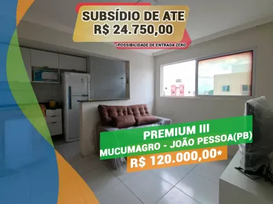 Apartamento com 2 Quartos à venda, 41m² no Muçumagro, João Pessoa