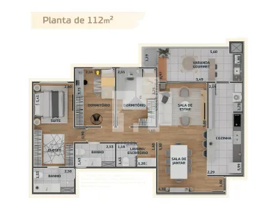 Apartamento com 3 Quartos à venda, 112m² no Parque Centenário, Jundiaí