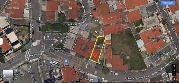 Lote/Terreno à venda, 250m² no Vila Romero, São Paulo