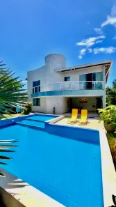 Casa de Condomínio com 4 Quartos para alugar, 398m² no Busca Vida (Abrantes), Camaçari