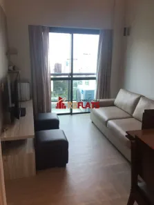 Flat com 1 Quarto para alugar, 42m² no Moema, São Paulo