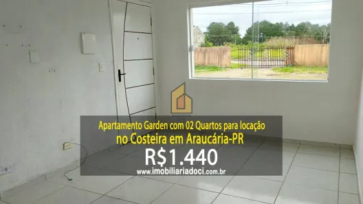 Apartamento com 2 Quartos para alugar, 46m² no Costeira, Araucária