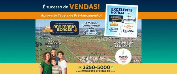 Lote/Terreno à venda, 250m² no Centro, Goianira