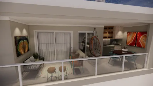 Apartamento com 2 Quartos à venda, 75m² no Ponta da Praia, Santos