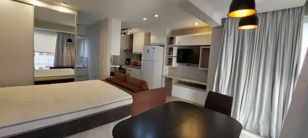 Apartamento com 1 Quarto para venda ou aluguel, 36m² no Brooklin Paulista, São Paulo