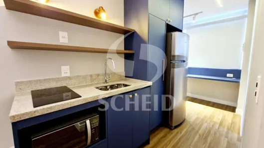 Flat com 1 Quarto à venda, 26m² no Santo Amaro, São Paulo