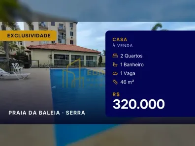 Casa com 2 Quartos à venda, 46m² no Praia da Baleia, Serra