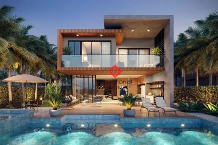 Casa de Condomínio com 4 Quartos à venda, 207m² no Cumbuco, Caucaia