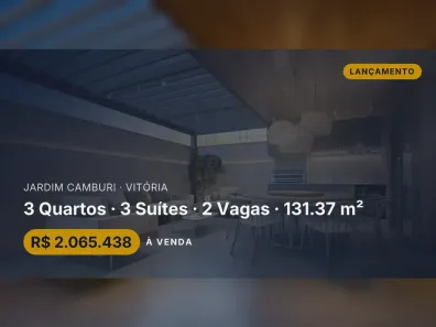Apartamento com 3 Quartos à venda, 131m² no Jardim Camburi, Vitória