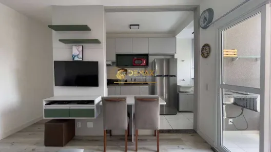 Apartamento com 2 Quartos para alugar, 56m² no Condomínio Residencial Colinas do Paratehy, São José dos Campos