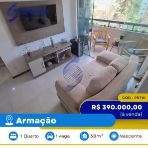Apartamento com 1 Quarto à venda, 38m² no Jardim Armação, Salvador