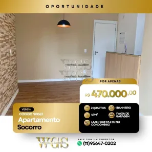 Apartamento com 2 Quartos à venda, 49m² no Socorro, São Paulo