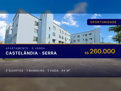 Apartamento com 3 Quartos à venda, 64m² no Castelândia, Serra