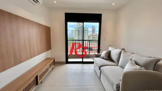 Apartamento com 1 Quarto para alugar, 47m² no Embaré, Santos