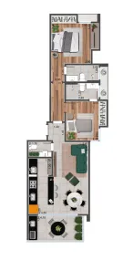 Apartamento com 2 Quartos à venda, 72m² no Bom Pastor, Juiz de Fora