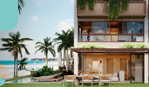 Apartamento com 2 Quartos à venda, 53m² no Porto de Galinhas, Ipojuca