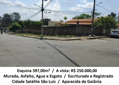 Lote/Terreno à venda, 397m² no Cidade Satélite São Luiz, Aparecida de Goiânia
