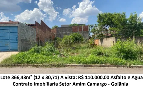 Lote/Terreno à venda, 366m² no Condomínio Amin Camargo, Goiânia