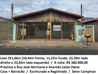 Lote/Terreno à venda, 351m² no Setor Campinas, Goiânia