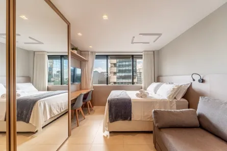 Apartamento com 1 Quarto para alugar, 50m² no Três Figueiras, Porto Alegre