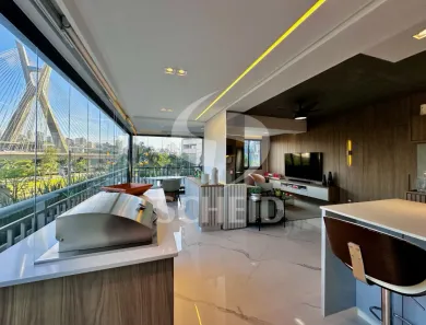 Apartamento com 1 Quarto à venda, 82m² no Cidade Monções, São Paulo