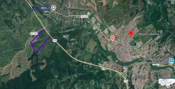 Lote/Terreno à venda, 330000m² no Muribara, São Lourenço da Mata