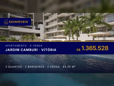 Apartamento com 3 Quartos à venda, 84m² no Jardim Camburi, Vitória
