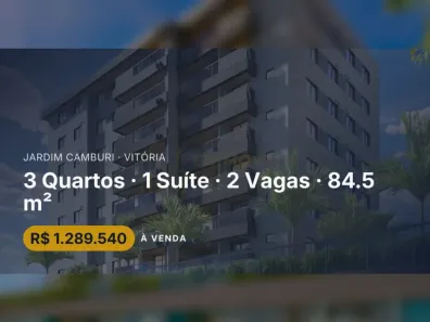 Apartamento com 3 Quartos à venda, 84m² no Jardim Camburi, Vitória