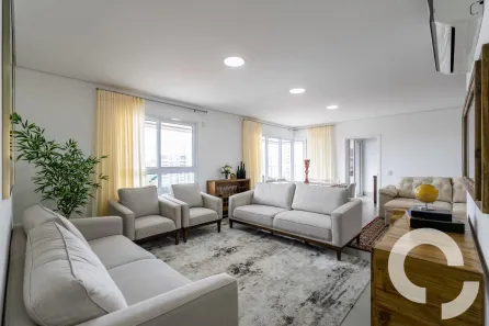 Apartamento com 4 Quartos para alugar, 213m² no Cambuí, Campinas