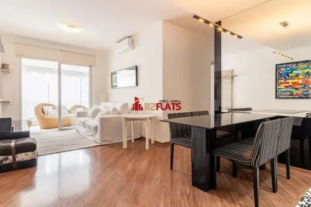 Flat com 1 Quarto para alugar, 55m² no Cerqueira César, São Paulo