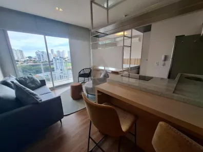 Apartamento com 1 Quarto para alugar, 38m² no Cambuí, Campinas