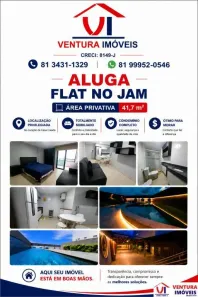 Flat com 1 Quarto para alugar, 41m² no Casa Caiada, Olinda