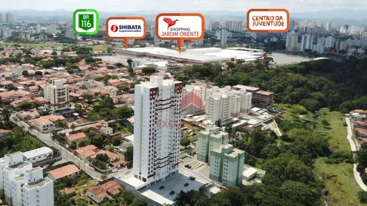 Apartamento com 2 Quartos para venda ou aluguel, 59m² no Jardim Oriente, São José dos Campos