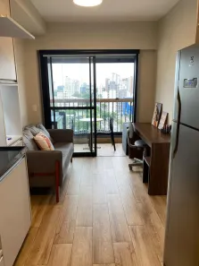 Apartamento com 1 Quarto para alugar, 29m² no Brooklin Paulista, São Paulo