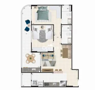 Apartamento com 3 Quartos à venda, 80m² no Ocian, Praia Grande