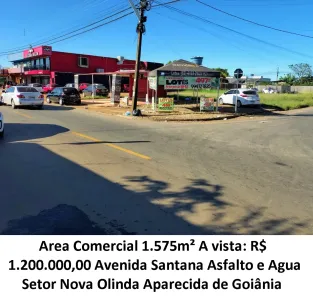 Lote/Terreno à venda, 1575m² no Nova Olinda - 1º Complemento, Aparecida de Goiânia