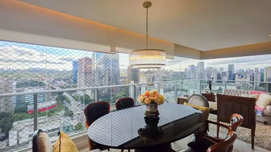 Apartamento com 3 Quartos para alugar, 132m² no Vila Gertrudes, São Paulo