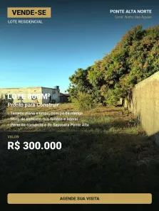 Lote/Terreno à venda, 1000m² no Ponte Alta Norte, Brasília